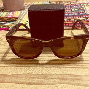 Folding Wayfarer Polarized Ray Bans